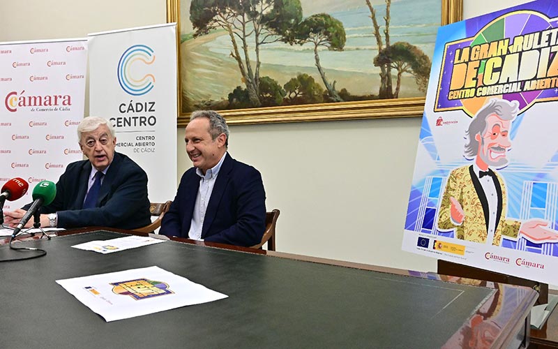 Animan a comprar y consumir en el centro de Cádiz a través de la campaña ‘La Gran Ruleta’