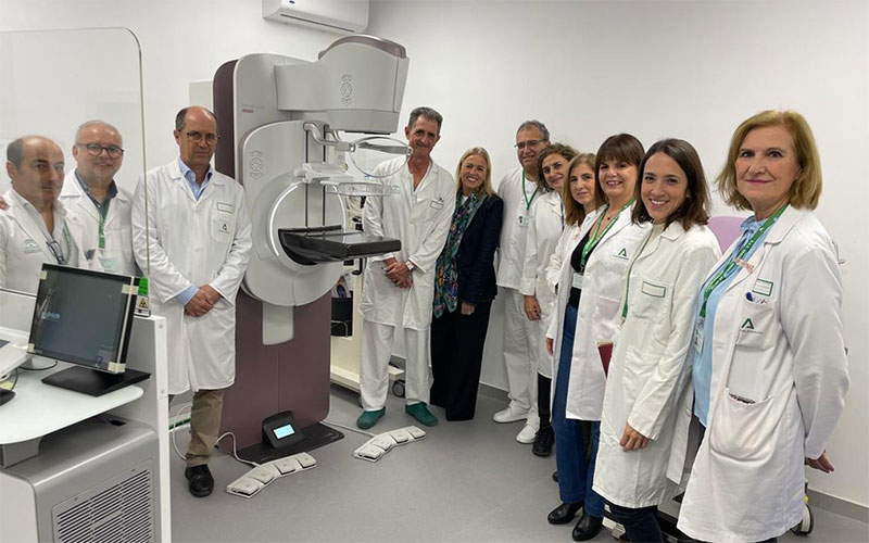 Llega un mamógrafo de última generación para el diagnóstico del cáncer de mama al Hospital de Jerez, mientras CSIF pide “más profesionales”