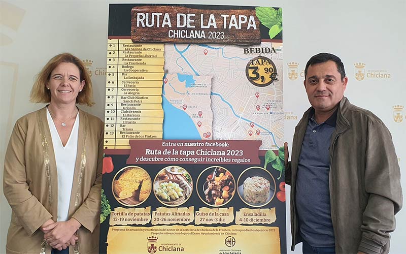 Tortilla, papas aliñás, guiso y ensaladilla, en el ‘menú’ de la Ruta de la Tapa Chiclana 2023