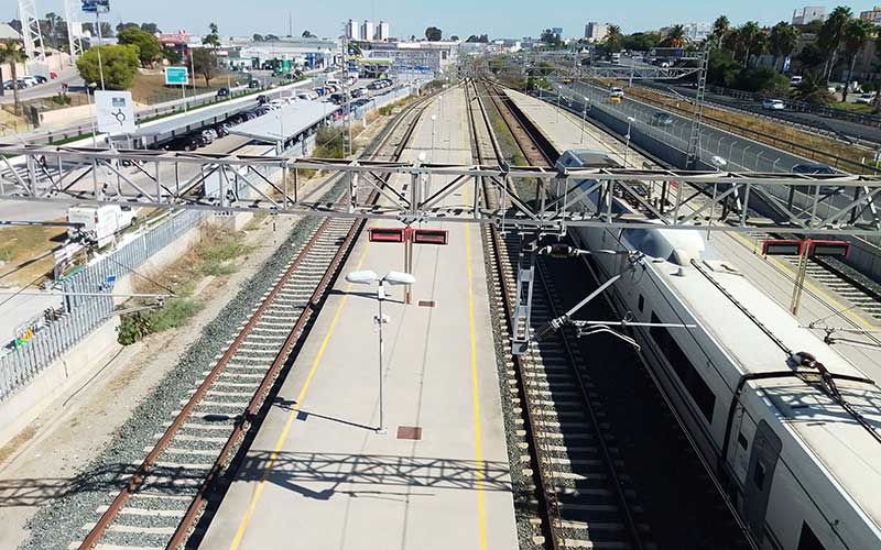 Cierra temporalmente la estación de tren de Bahía Sur hasta solventar su problema eléctrico
