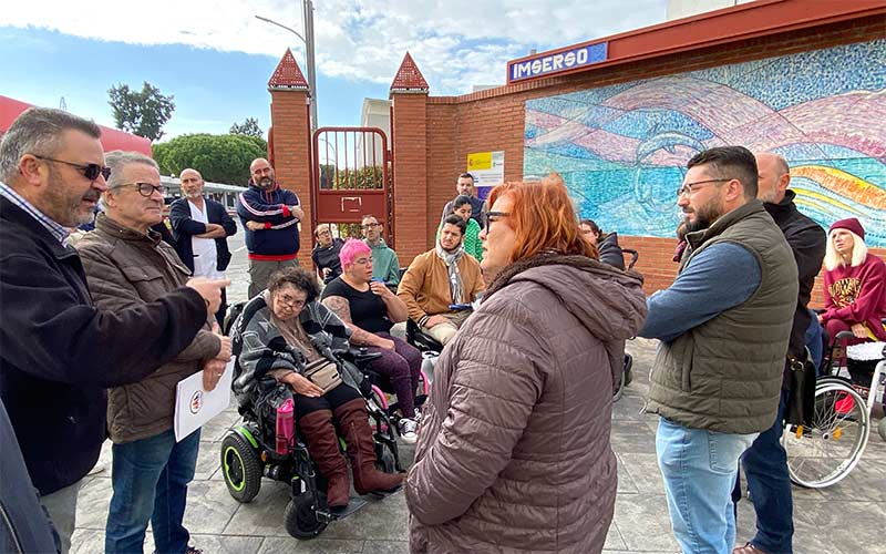 Sumar se compromete a elevar a su Ministerio de Derechos Sociales la situación “grotesca” de deterioro progresivo del CRMF de San Fernando