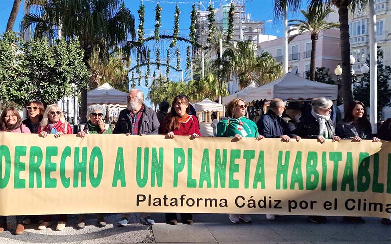 Concentración en Cádiz “por la justicia climática”
