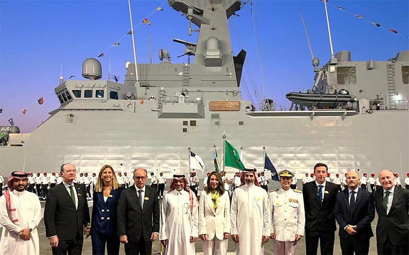 Navantia entrega en Jeddah la penúltima corbeta encargada por Arabia Saudí construida en La Isla