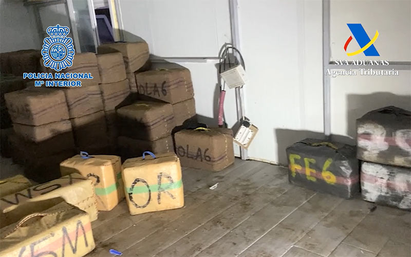 Una ‘guardería’ en Rota custodiaba cuatro toneladas de hachís; a prisión nueve implicados