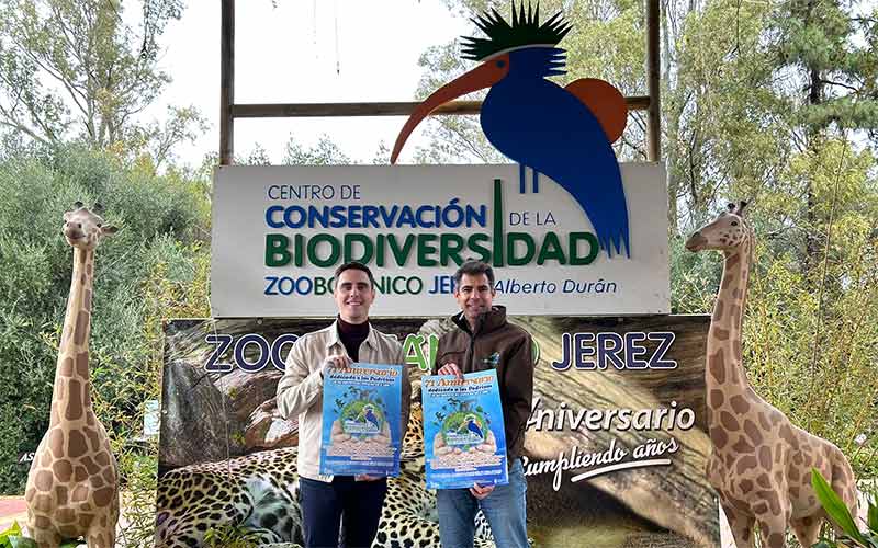 El Zoobotánico de Jerez llega a su 71 aniversario con “fiesta”, y rebautizado como Centro de Conservación de la Biodiversidad ‘Alberto Durán’