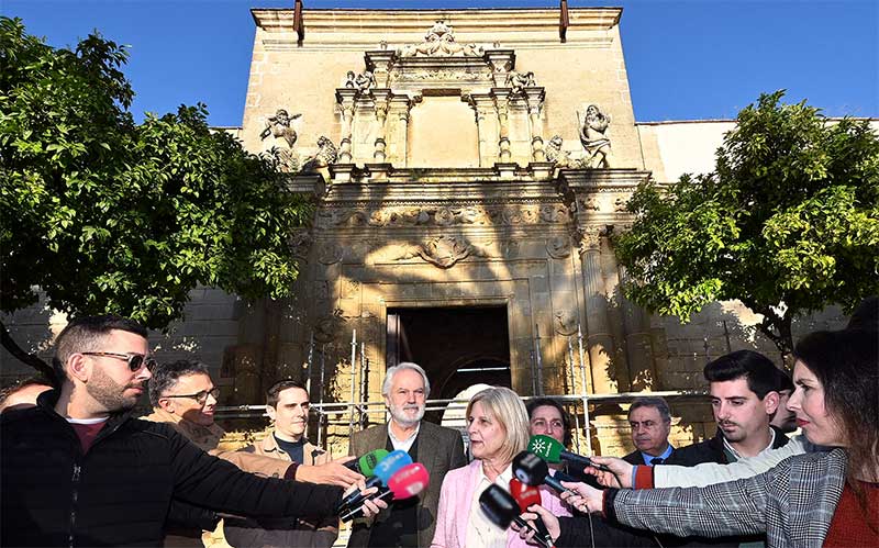 El Consistorio jerezano actúa ya en el ruinoso Palacio Riquelme con obras de consolidación que “van a permitir que se pueda poner en uso”