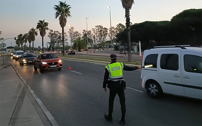 Ocho de cada diez conductores en El Puerto sometidos a controles de drogas da positivo