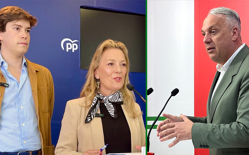 El PP gaditano se queja de la renuncia de Pedro Sánchez a los presupuestos; y el PSOE del rechazo de Feijóo a aumentar el techo de gasto