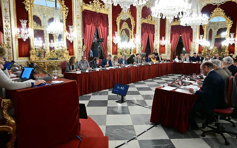 El pleno de la Diputación gaditana aprueba mostrar su rechazo a la “descomunal” subida de tasas del Consorcio de Aguas, pese al no del PP