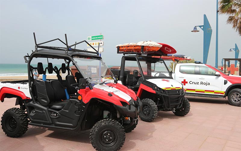 El servicio de socorrismo en las playas chiclaneras incorpora equipamiento y medios