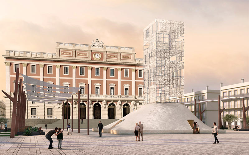 El Festival TAC! levantará en la plaza del Rey de San Fernando un pabellón efímero “con arraigo en lo local”, construido con sal, madera y acero