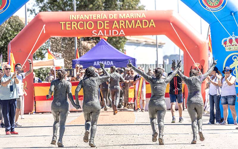 Celebrada la exigente Fan-Pin en San Fernando; 552 de los más de 650 intrépidos cruzan la meta