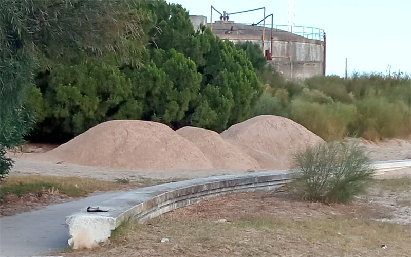 ‘Llega’ la arena a la playa del Río San Pedro