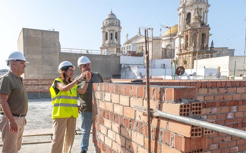 Avanza la promoción pública en Santiago 11 tras la compleja supresión de la estructura metálica
