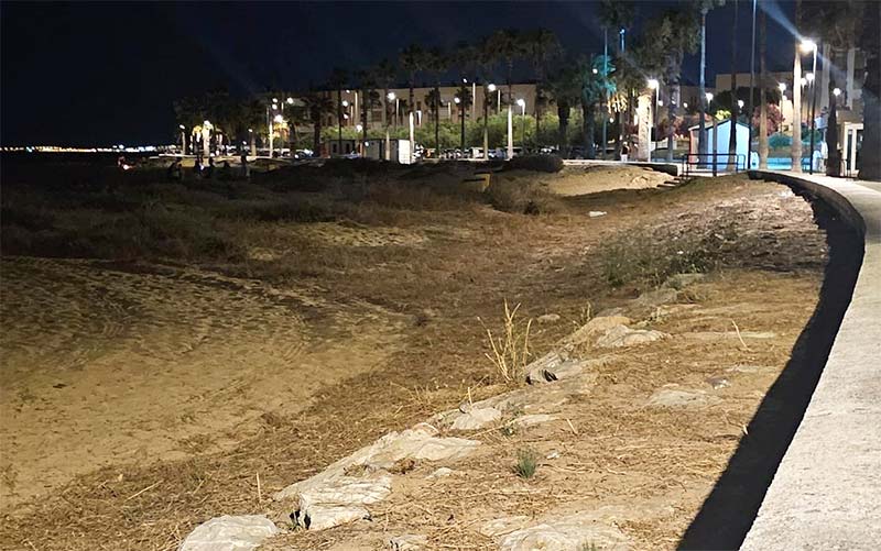 El PSOE alerta de la irresponsabilidad de “abrir sin autorización” la playa La Calita de la Bocana
