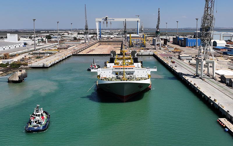 Navantia Puerto Real entrega su primer proyecto de eólica offshore para EEUU, país que ofrece “grandes oportunidades” para este sector
