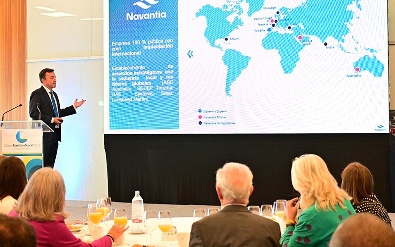 El presidente de Navantia dibuja un escenario optimista para los astilleros gaditanos y reclama personal formado para afrontar sus proyectos