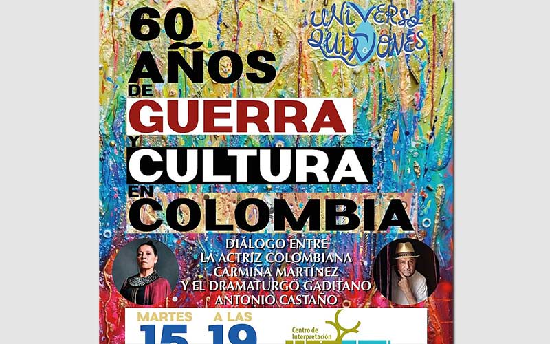 Sesenta años de guerra en Colombia bajo el prisma de la cultura, a debate en Chiclana