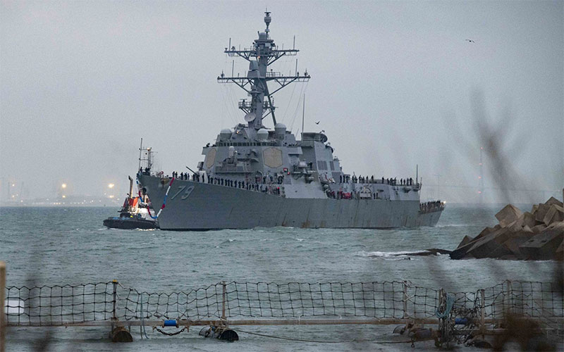 Atraca en la Base de Rota el quinto destructor de EEUU del inquietante escudo antimisiles de la OTAN en pro de “la seguridad en Europa y África”