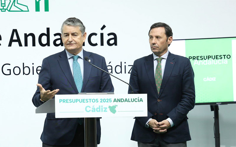 “Son unos presupuestos muy gaditanos, reales y centrados en la gestión”; la Junta vende sus cuentas de 2025 y los cero euros para el hospital