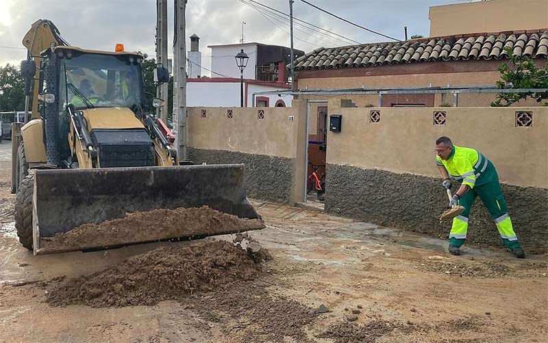El Ayuntamiento de Jerez pide al Gobierno de España la declaración de zona catastrófica para su término municipal tras el paso de la DANA
