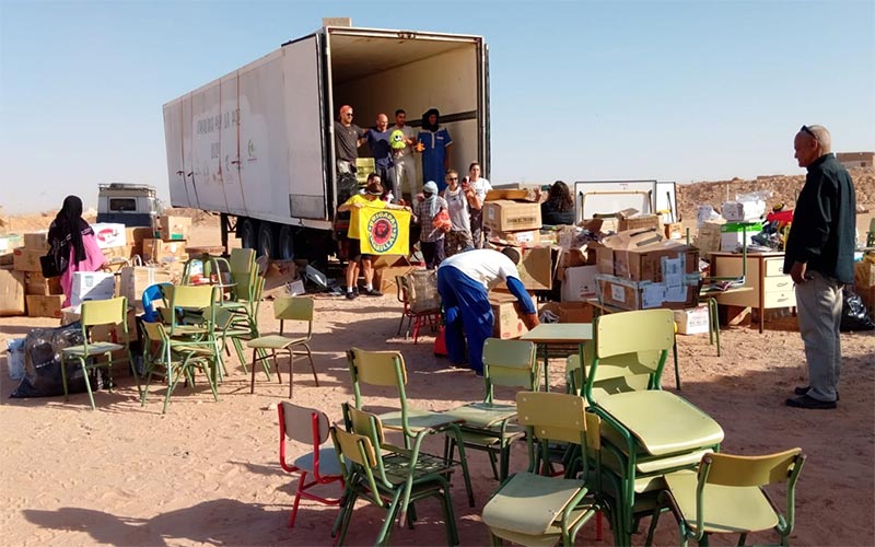 Nuevo viaje de cooperantes gaditanos a los campamentos saharauis para seguir reforzando el “compromiso” de la provincia con su lucha