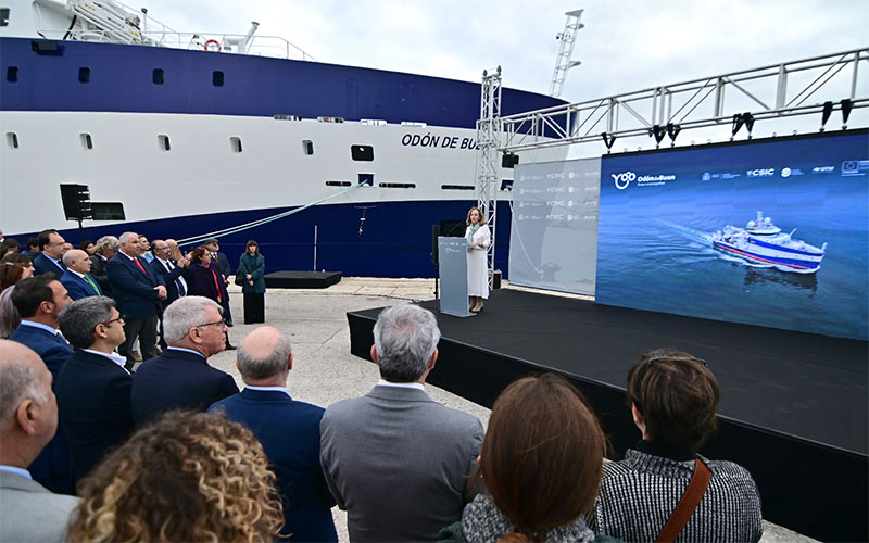 El buque oceanográfico “más grande y avanzado de España” tiene base en Cádiz: el Odón de Buen