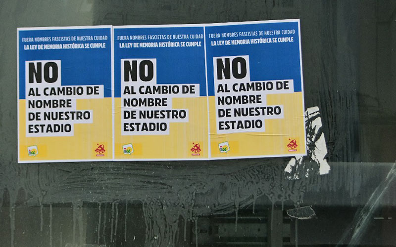 IU insta a Bruno García a “desmarcarse de esa derecha heredera del franquismo” aparcando “su polémica” sobre el nombre del estadio