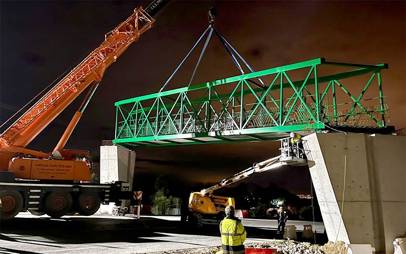 Una “demanda histórica” más cerca: la vía ciclopeatonal entre Jerez y La Barca ya al 80%