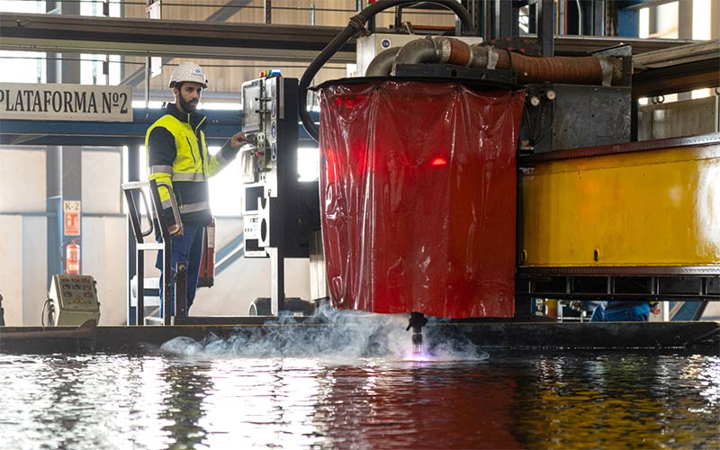 El astillero de Puerto Real ya corta chapa para el BAM-IS que “satisface” a la Armada española