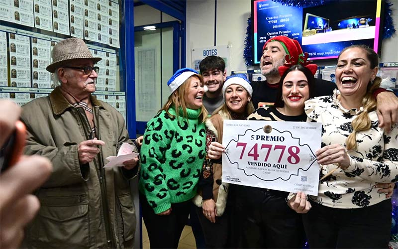 El Gordo se fue a Logroño, pero Chipiona, Barbate, Cádiz o La Isla también lo celebran