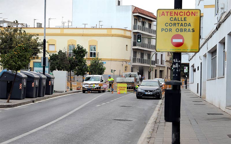 Las obras en Ronda de Muleros y plaza del Carbón se retoman tras las navidades