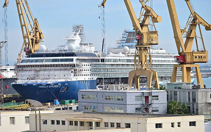 La patronal celebra la “solución razonable” para el astillero de Cádiz: se seguirá trabajando los domingos para que no se marchen los cruceros