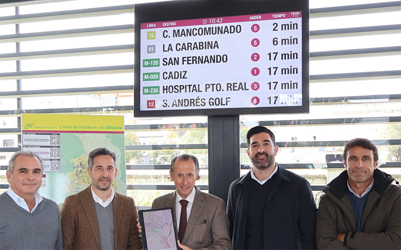 Los chiclaneros ya pueden conocer cuánto queda para que llegue el próximo bus urbano
