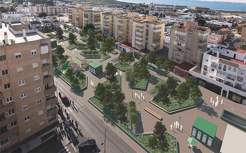 El Consistorio isleño quiere hacer “más amable” el bulevar de Reyes Católicos, por 1,6 millones