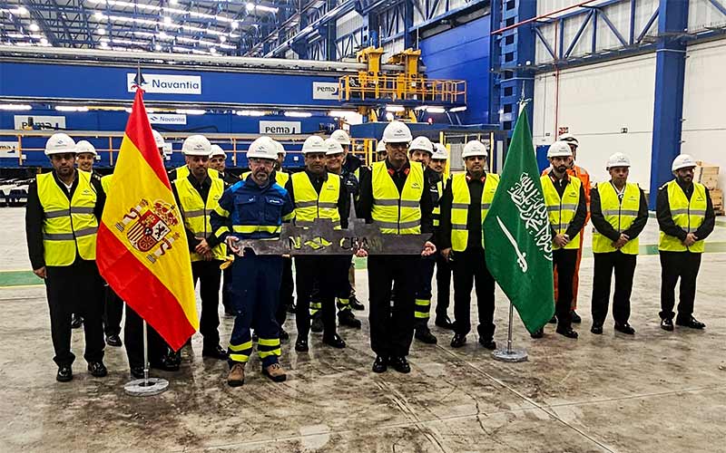 El astillero de La Isla ya trabaja en la segunda corbeta del nuevo lote de tres para Arabia Saudí