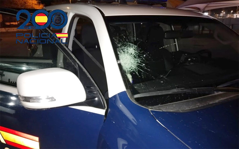 Violencia premeditada contra la Policía en Jerez durante las “carreras ilegales” de Blas Infante