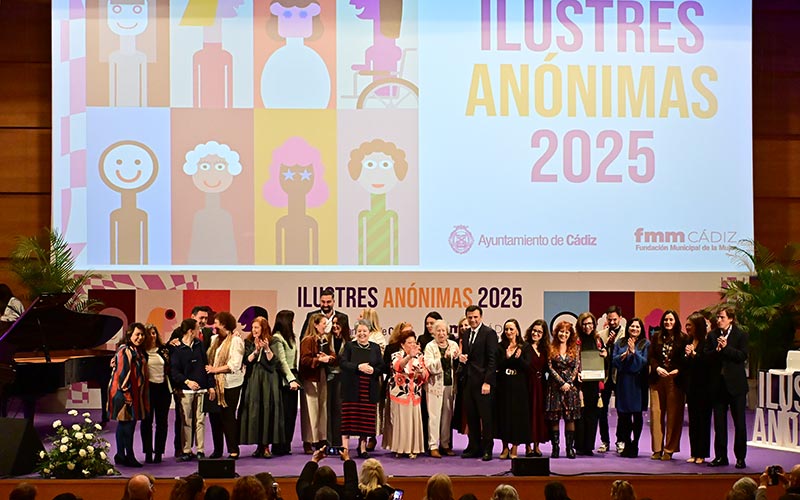 Cádiz visibiliza y reconoce un año más a sus ‘ilustres anónimas’: “dan luz al faro de la igualdad, del feminismo y del compromiso”