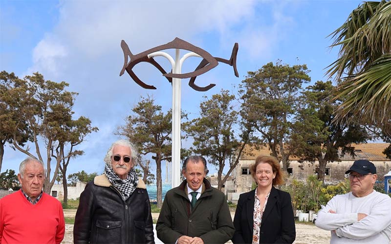 Homenaje al atún en el poblado de Sancti Petri