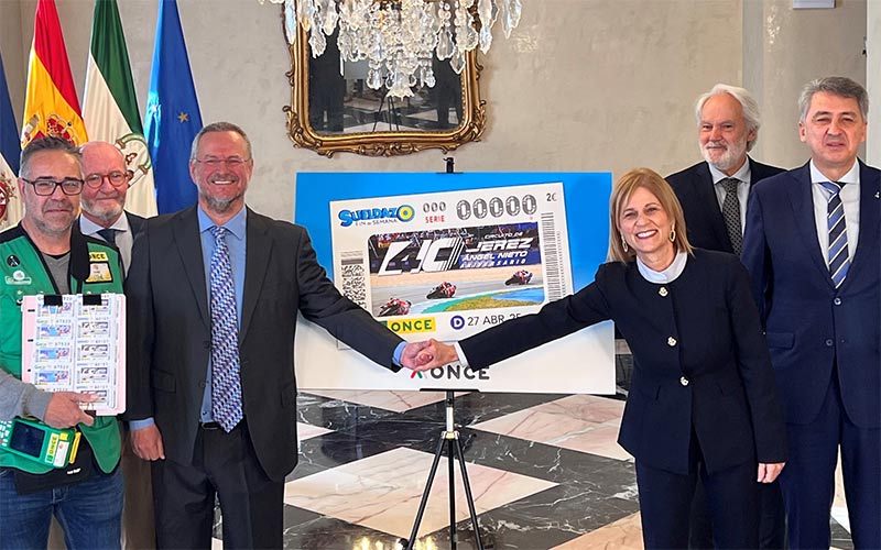 La ONCE amplifica el 40 aniversario del circuito de Jerez en la semana del Mundial de MotoGP