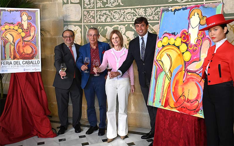 El arte del jerezano Balcris anuncia una Feria del Caballo 2025 con dedicatoria al pueblo gitano