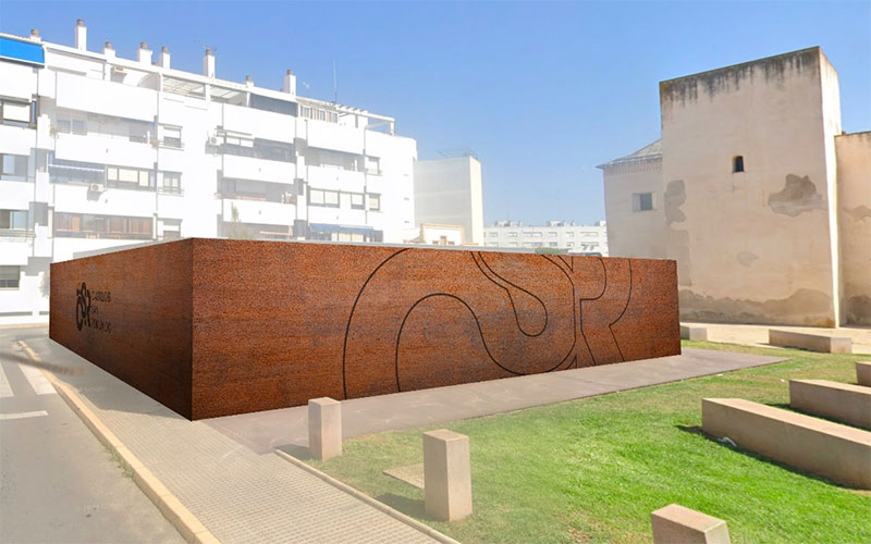 Patrimonio obliga a replantear la “solución” para el jardín vertical del castillo de San Romualdo