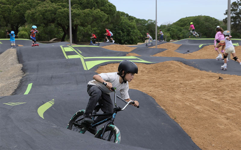 Rota estrena sus pistas de ‘pump track’