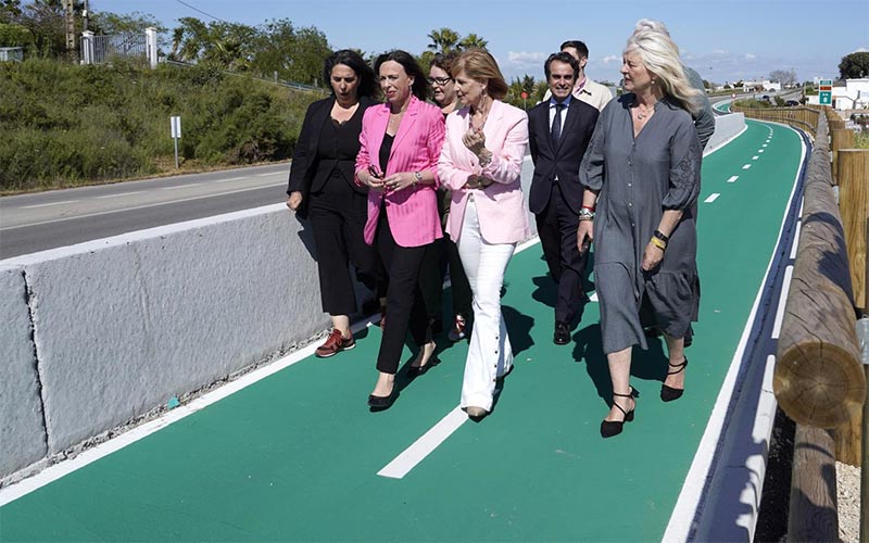 La vía ciclopeatonal entre Jerez y La Barca ‘llega’ 17 años después: “se salda una deuda histórica”