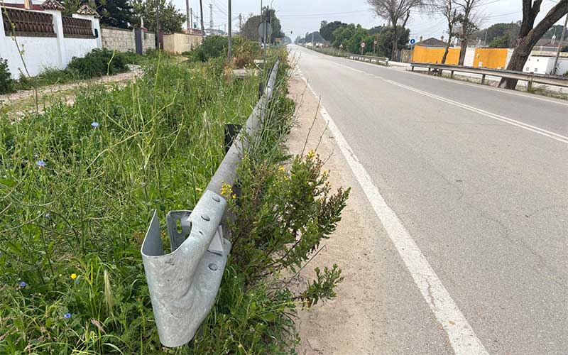 Preocupación compartida: Chiclana y Puerto Real alertan sobre la carretera de El Marquesado