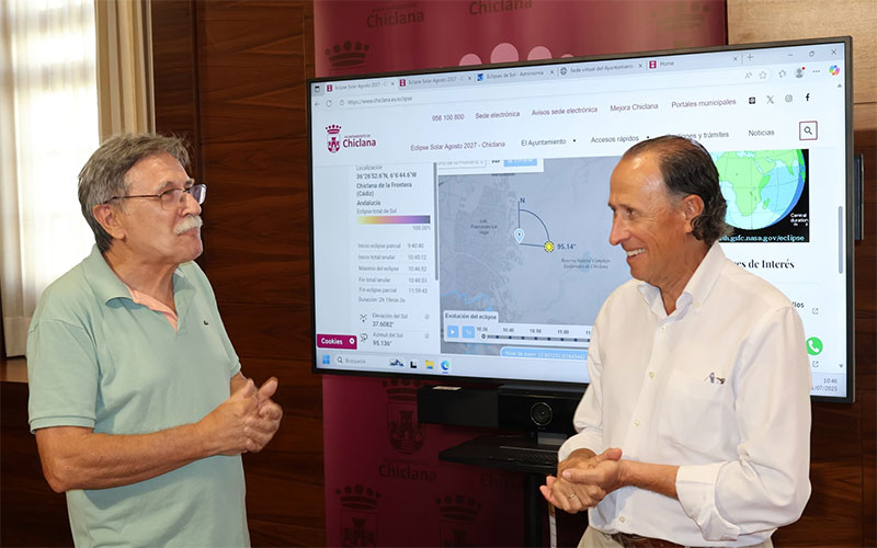 Cuenta atrás para un fenómeno único: Chiclana quiere exprimir el eclipse total de sol de 2027