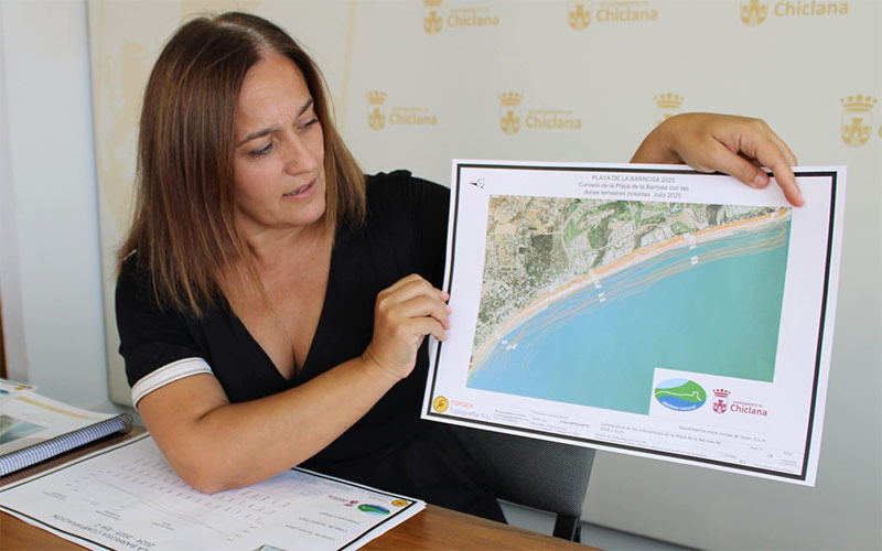 La playa de La Barrosa no alcanzará su perfil ‘de verano’ hasta el mes de septiembre u octubre