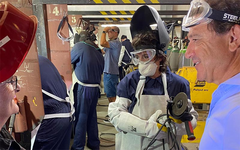 En marcha los primeros cursos ad hoc para parados y trabajadores del naval gaditano