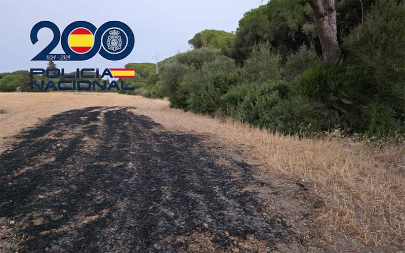 Vecinos frustran un incendio en Puerto Real y retienen al sospechoso, además reincidente
