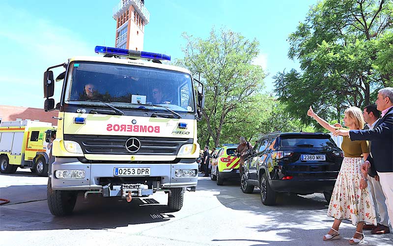 Bomberos voluntarios de Cádiz se desplazan a Galicia para apoyar la lucha contra el fuego